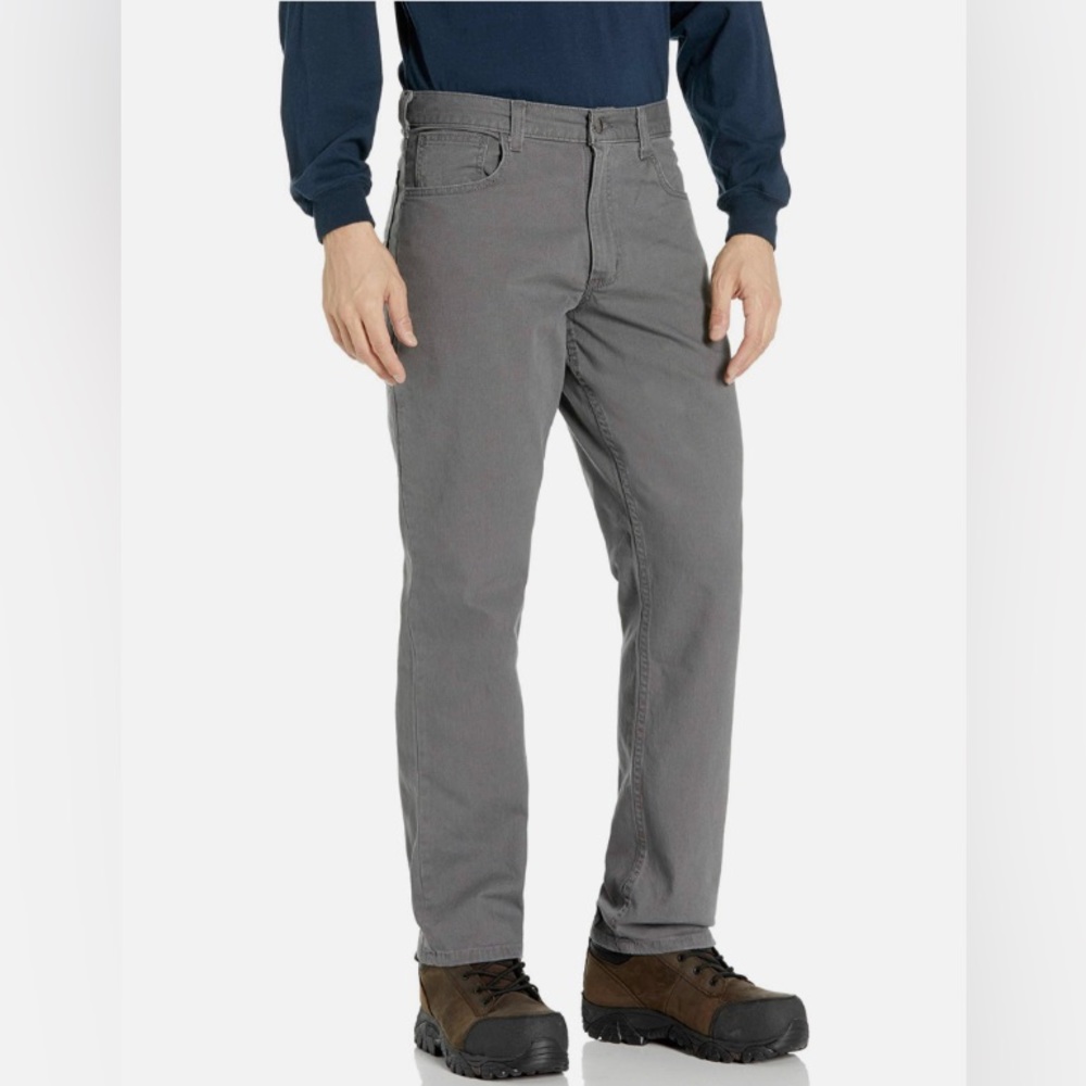 Carhartt Men’s Rugged Flex Relaxed Fit Canvas Work Pants Gray 54 x 32